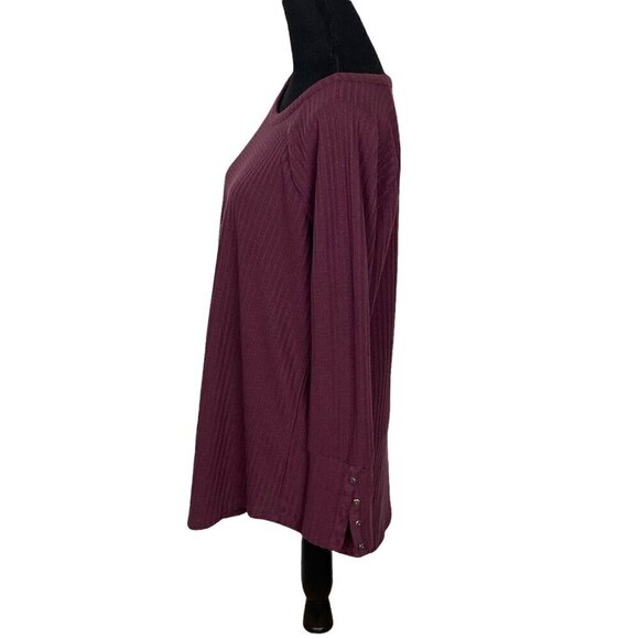 CHASER Long Sleeve Crew Neck Thermal Top Purple XL 8-16 - Picture 4 of 10